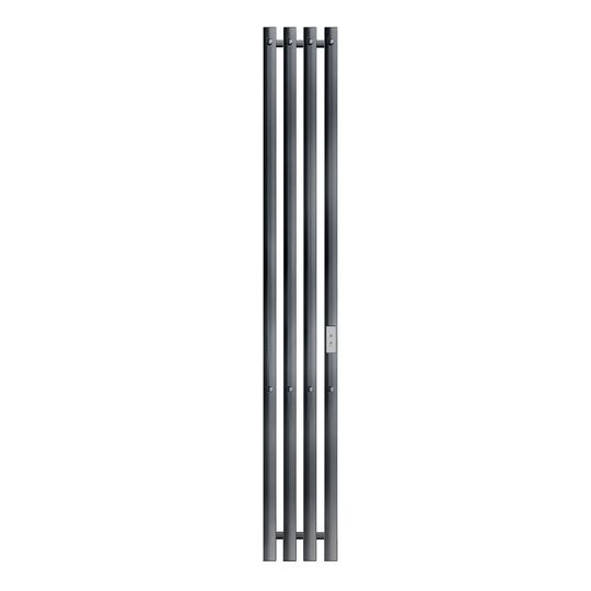 Полотенцесушитель электрический TONI ARTI Siena pulsante 4П 18/120 СП gun metall TA-3105001