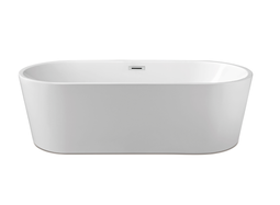 Акриловая ванна Aquatek ОВО 180*80 см со сливом и ножками, белый глянцевый AQ-99880