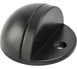 Ограничитель дверной Renz INDS 44 Black напольный, черный