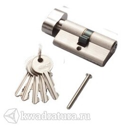 Цилиндр Renz INCS 60-H SN К-З, стандарт, никель матовый