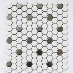 Мозаика Bonaparte Babylon Silver matt 30*26 см