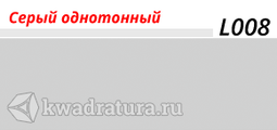 Плинтус Line Plast Серый Однотонный L008