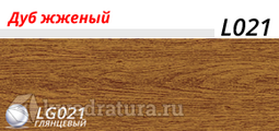 Плинтус Line Plast Дуб Жженый L021
