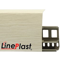 Плинтус Line Plast 85 мм Туя светлая LS013