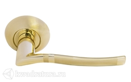 Дверная ручка Morelli Фонтан MH-04 SG/GP матовое золото/золото