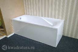 Каменная ванна Aqua de Marco Мира белая 180*80 см