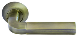 Дверная ручка Morelli МОЗАИКА MH-11 MAB/AB матовая античная бронза/античная бронза
