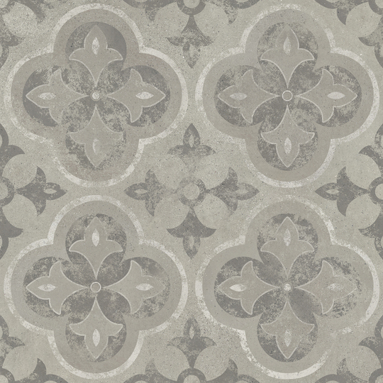 Керамогранит Cersanit Soul пэчворк серый рельеф 42x42 см