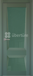 Межкомнатная дверь Uberture Perfecto ПДО 101 зеленая