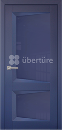 Межкомнатная дверь Uberture Perfecto ПДО 102 синяя
