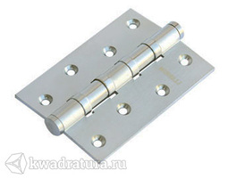 Петля дверная латунная Morelli MBU 100X70X3-4BB SC матовый хром