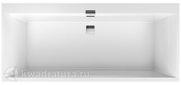 Квариловая ванна Villeroy & Boch Squaro Edge 12 UBQ170SQE2DV-01 (встраиваемая) 170*75 см