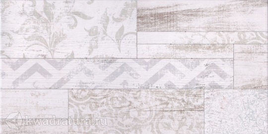 Настенная плитка Global Tile SAN REMO Белый Геометрия 50*25 см GT13VG