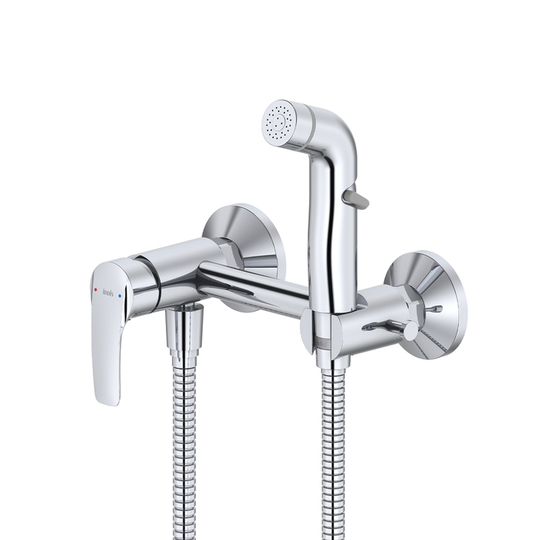 Смеситель Iddis Ray с гигиеническим душем, глянцевый хром, RAYSB00i08