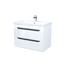 Тумба подвесная Iddis Ray 80 см белая с умывальником RAY80W0i95K