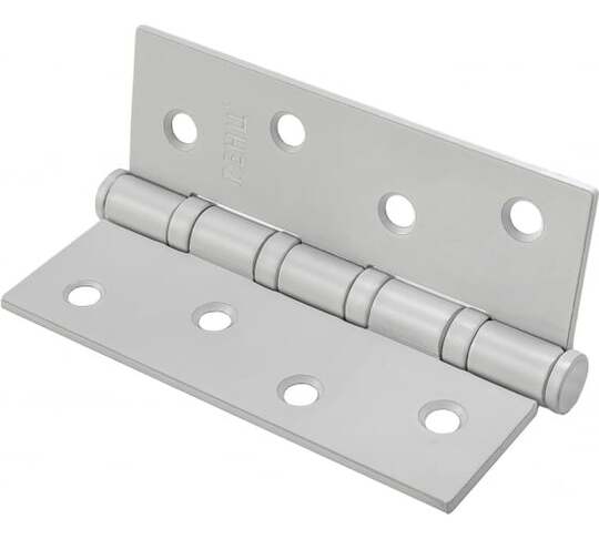 Петля стальная Renz RENZ 100- 4BB FH Grey 100*75*2,5 б/колп., серый