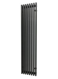 Радиатор вертикальный TONI ARTI стальной Noche 4 секции, ниж. правое подключ. 184/1000, 0.55 кВт, черный RTNENL1841000RAL9005MATRN
