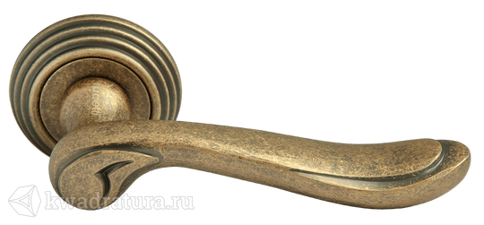 Дверная ручка Rucetti RAP-CLASSIC-L 6 OMB старая матовая бронза