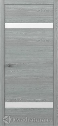 Межкомнатная дверь ALBERO Status S Дуб скальный, стекло белое, кромка с 2-х сторон, врезка замка Morelli 1895 и скр. петель