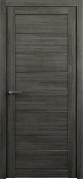 Межкомнатная дверь ALBERO Мегаполис Сеул Кедр серый, стекло графит