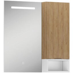 Зеркало-шкаф Домино Trend 80 дуб вотан DTr8015HZ