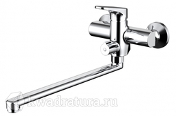 Смеситель для ванны с длинным изливом BRAVAT ELER F6191238CP-01L-RUS