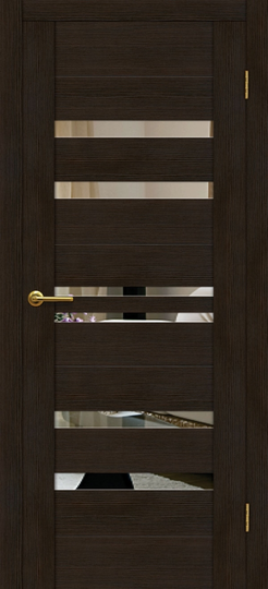 Межкомнатная дверь Матадор Sity 3 ДОЗ палисандр, зеркало