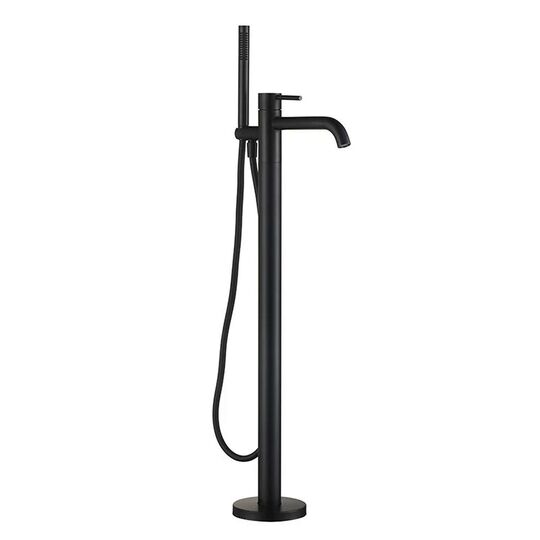 Смеситель для ванны AQUAME Siena AQM6218MB черный матовый