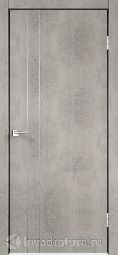 Межкомнатная дверь Velldoris (Веллдорис) TECHNO M2 с замком Муар светло-серый, глухое