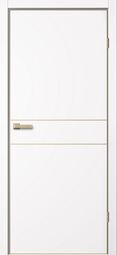 Межкомнатная дверь Сибирь Профиль Trinity TR-03 GVI Арктик молдинг шампань