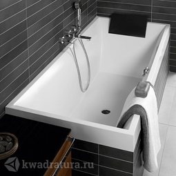 Квариловая ванна Villeroy & Boch Squaro UBQ180SQR2V-01 (встраиваемая) 180*80 см