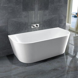 Акриловая ванна Vincea VBT-421-1800, 180*80 см, цвет белый, слив-перелив в комплекте