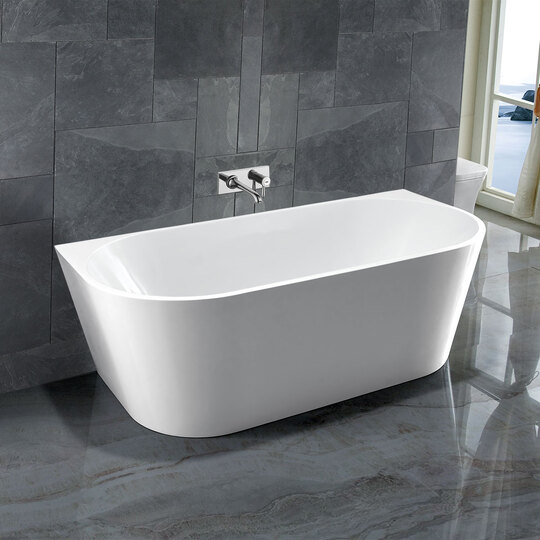Акриловая ванна Vincea VBT-421-1800, 180*80 см, цвет белый, слив-перелив в комплекте