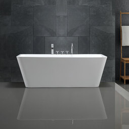 Акриловая ванна Vincea VBT-425-1700, 170*80 см, цвет белый, слив-перелив в комплекте
