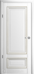 Межкомнатная дверь ALBERO Версаль 1 Белый, глухая