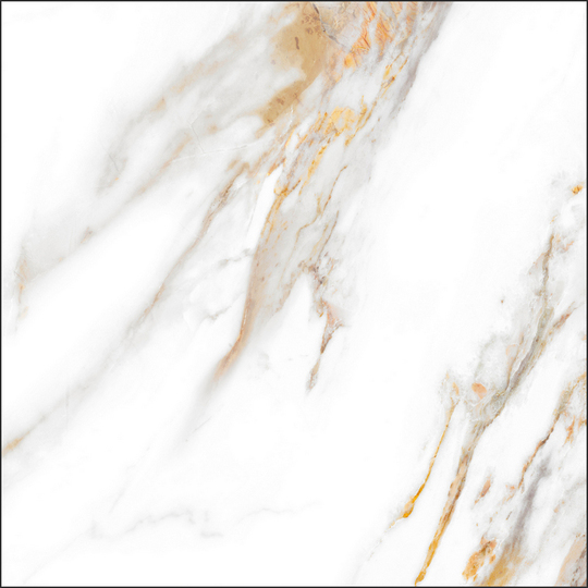 Керамогранит Global Tile Calacatta Royal белый GT60600103MR 60*60 см