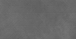 Керамогранит LCM Невел Зип темно-серый / Nevel Graphite Zip матовый карвинг 60120NEV17M 60*120 см